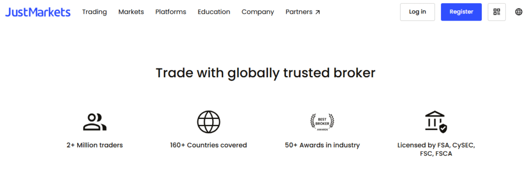 Trade with globally trusted broker