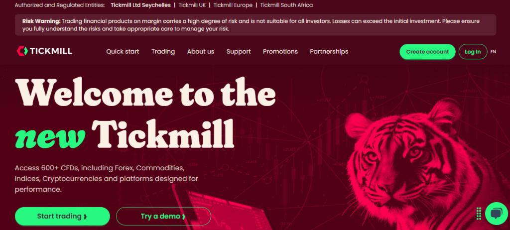 Welcome to the new Tickmill